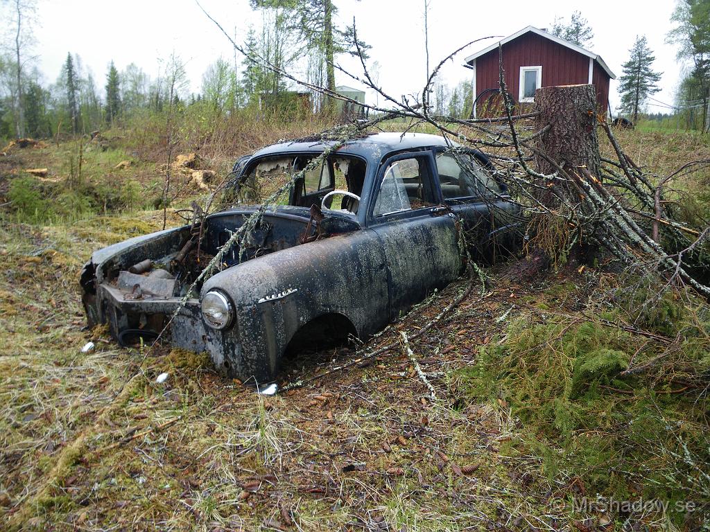 IMGP3431.JPG - Inte mer än 10 - 15 m bort stod nästa objekt övergivet. Det är också en Vauxhall Velox, men från mitten av 50-talet