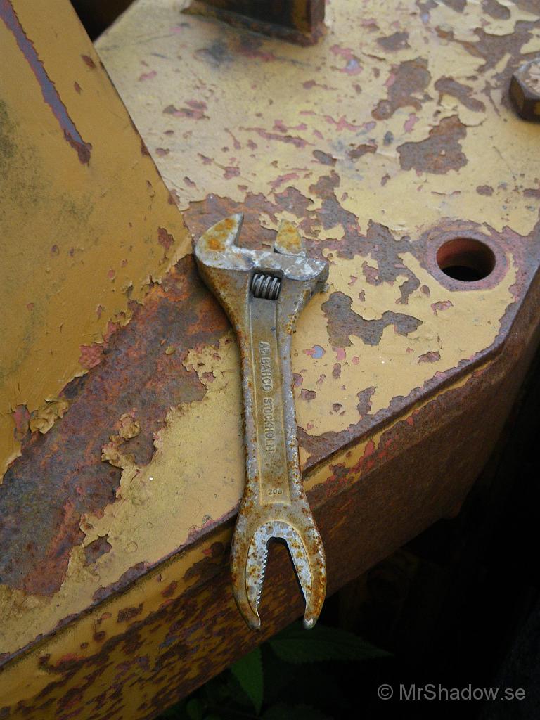 IMGP1708.JPG - Snart är Bachos lejongap värda sin vikt i ädlare metaller. Inte ofta men ser sådana verktyg längre.