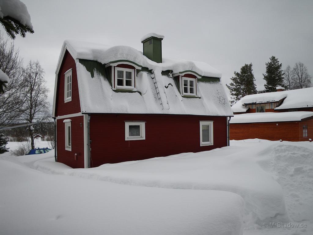 IMGP0457.JPG - Det är betydligt mycket mer snö än förra vintern