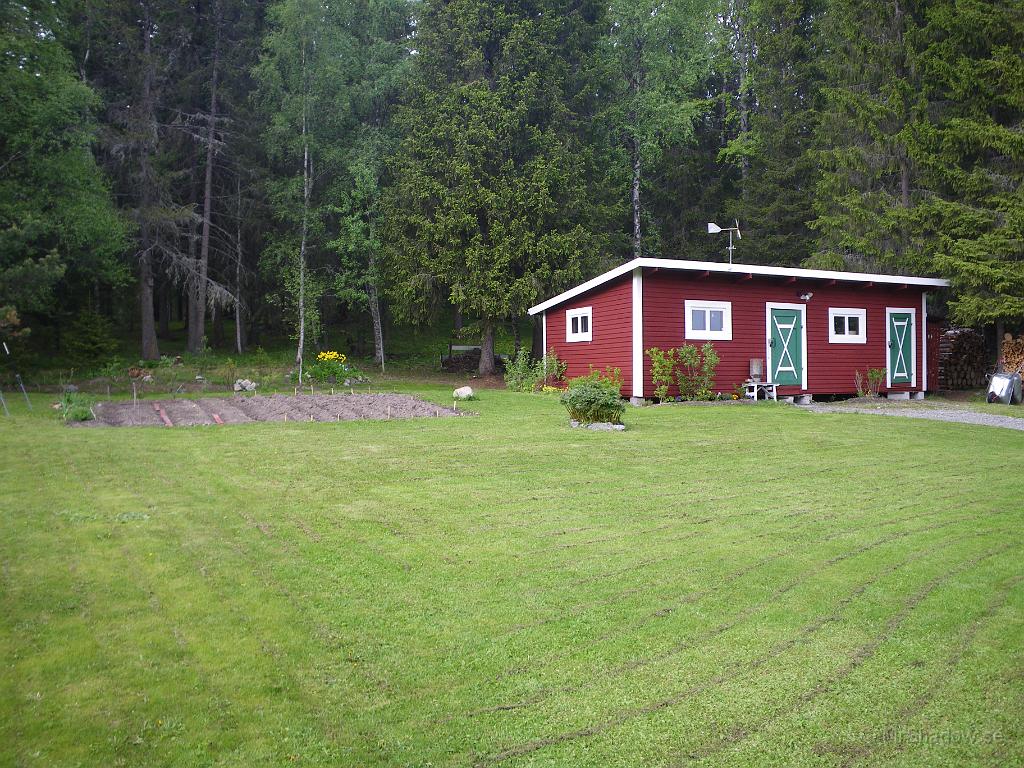 IMGP1030.JPG - Det ser ganska prydligt ut på gården så här en söndagseftermiddag i början av Juni
