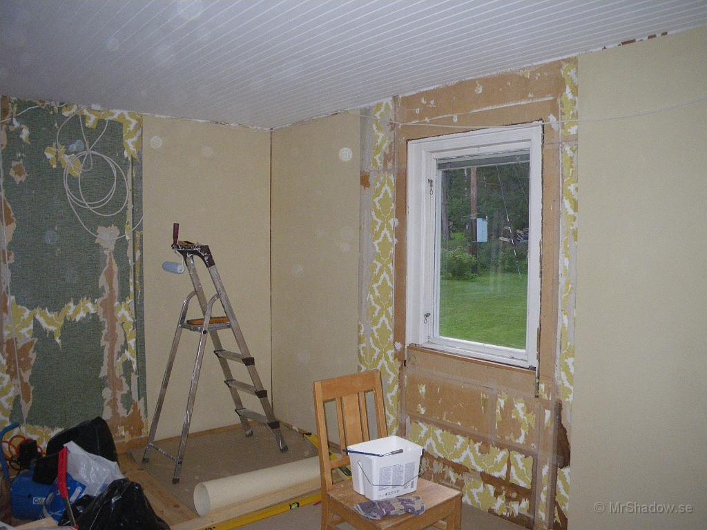 IMGP1525.JPG - Satt upp 4 våder och så var rulle 1 slut.. Det är 10 meter på en rulle bara.