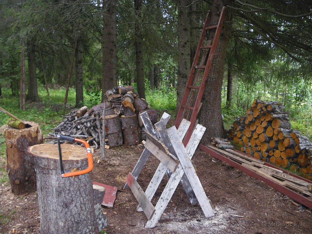 IMGP1972.JPG - Det ser ganska städat och snyggt ut på vedbacken