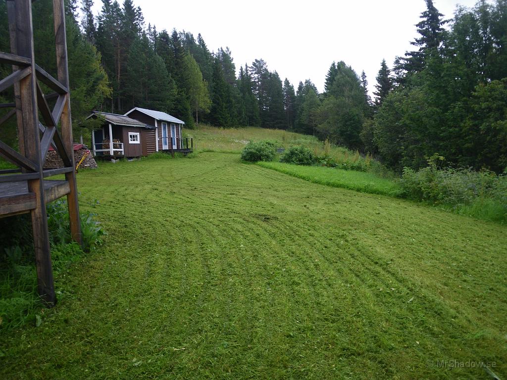 IMGP3955.JPG - Var bort till kompisarna och körde en vända med gräsklipparen. Senast det klipptes var för ca fyra veckor sedan