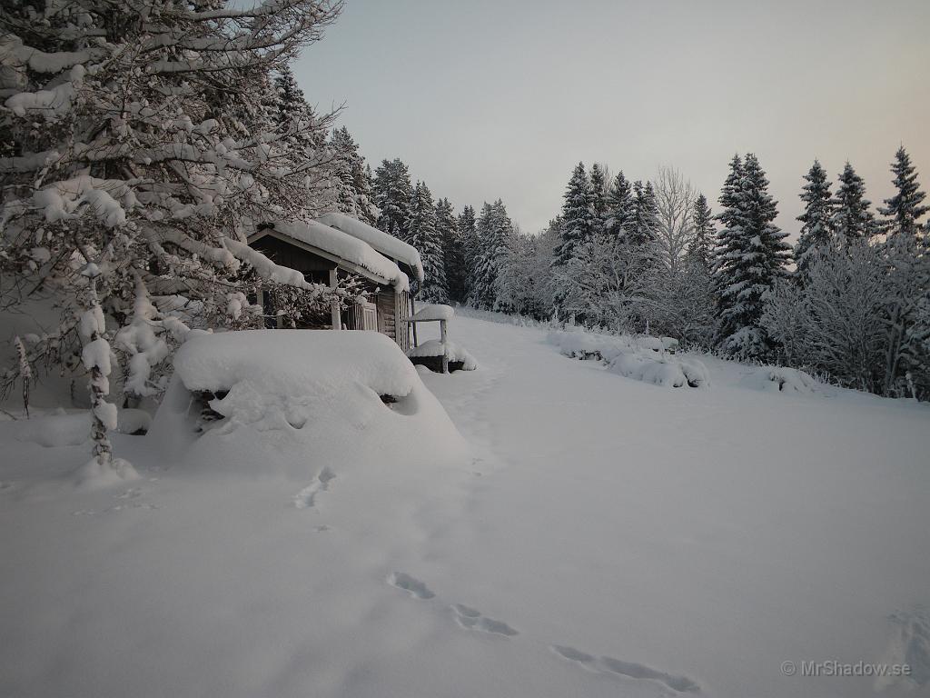 IMGP5351.JPG - Passade på att åka förbi och kolla vid min kompis stuga hur det ser ut.