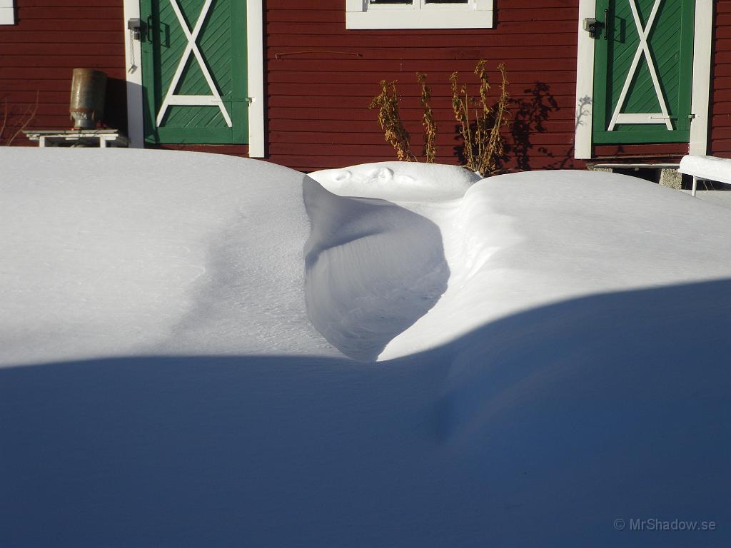 IMGP5909.JPG - Men som tur är så är det lätt snö..