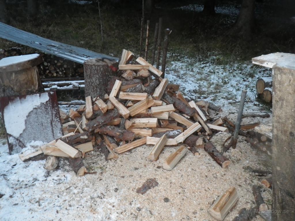 IMGP1635.JPG - Lite av torrtallen som nu omvandlats till ved..